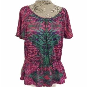 𝅺*ECI  Peplum Top XL